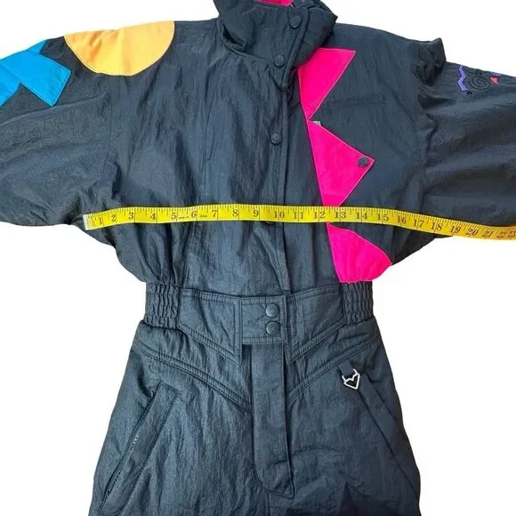 OBERMEYER 80’s 90’s Neon Escapade Snow Suit Size 4 - Picture 9 of 17